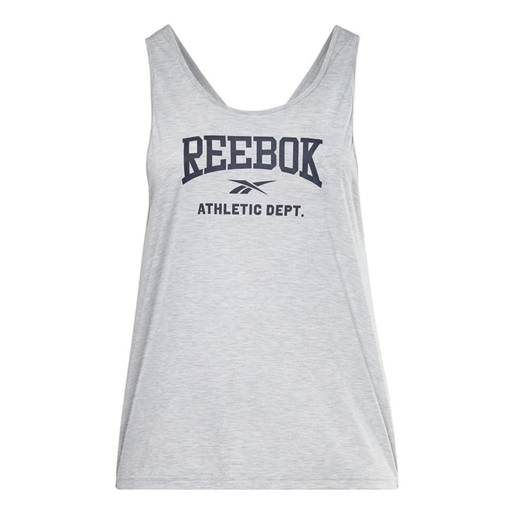 Reebok Performance Plus Workout Ready Supremium Tank Top, Size 1X Lt Grey NWT