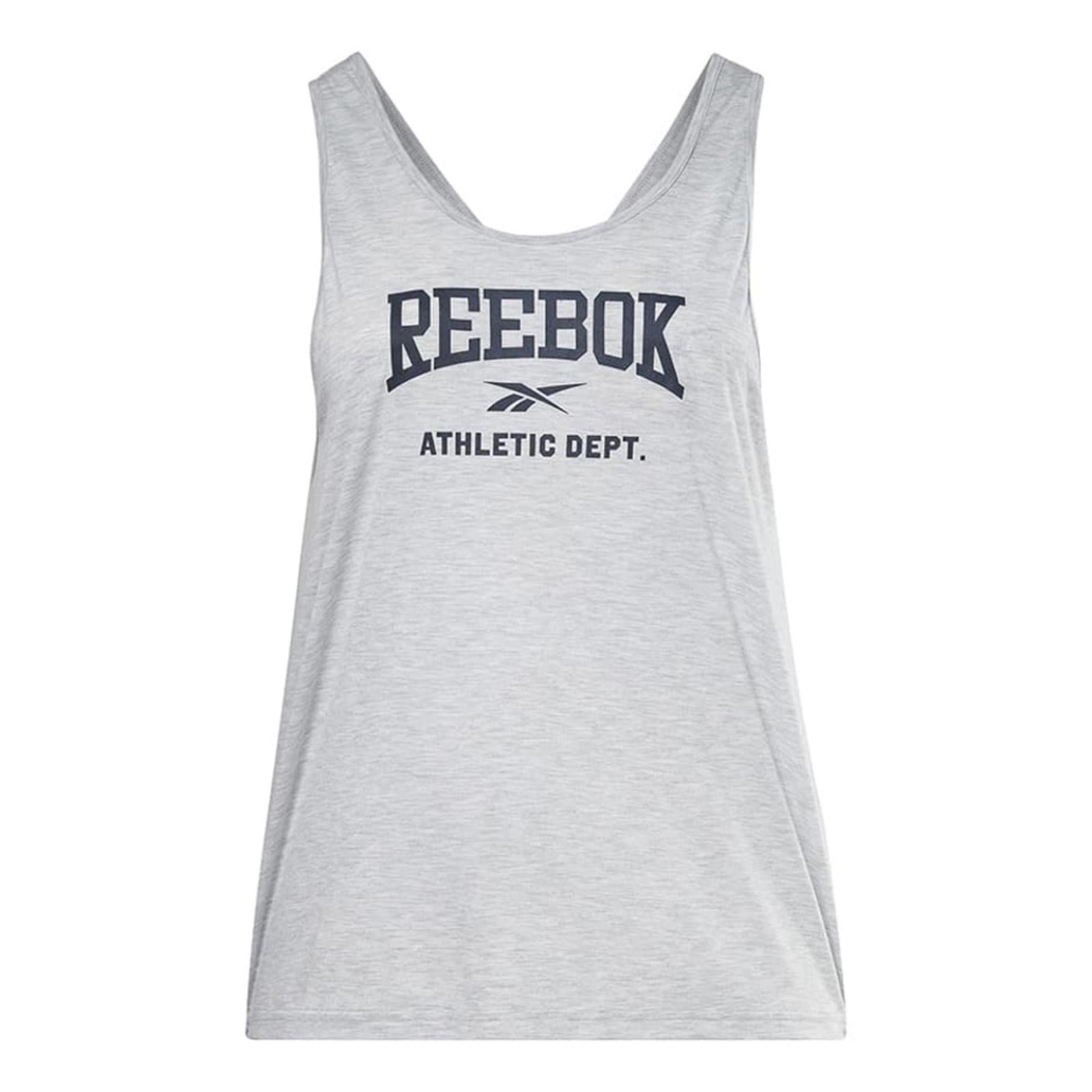 Reebok Performance Plus Workout Ready Supremium Tank Top, Size 1X Lt Grey NWT