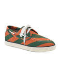 Club Room Green Striped Padded Royce Platform Lace-Up Boat Shoes Size 10, NWT