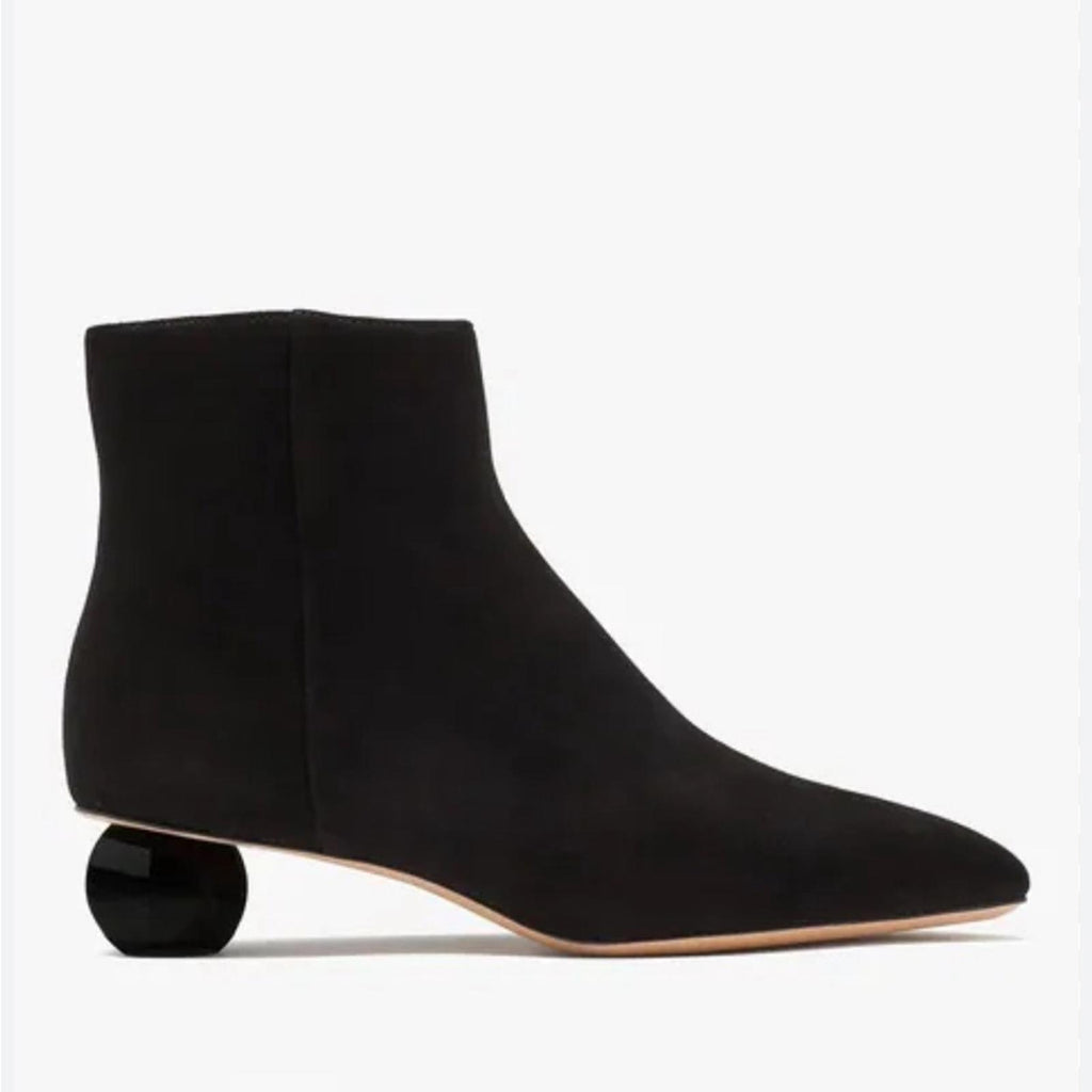 Kate Spade New York Sydney Pointed Toe Dress Booties, Black, Size 6.5 New in Box