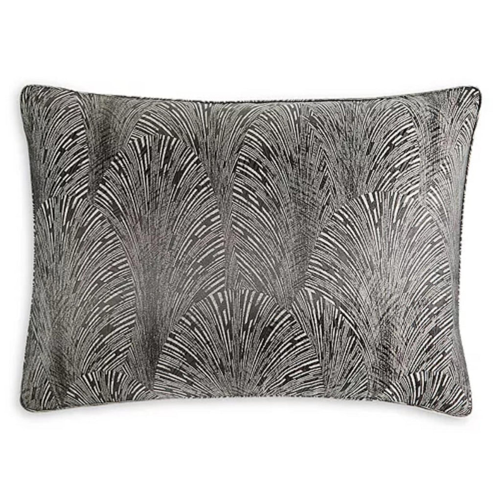 Hudson Park Collection Deco Fan King Pillow Sham, 36" x 20" New in Box