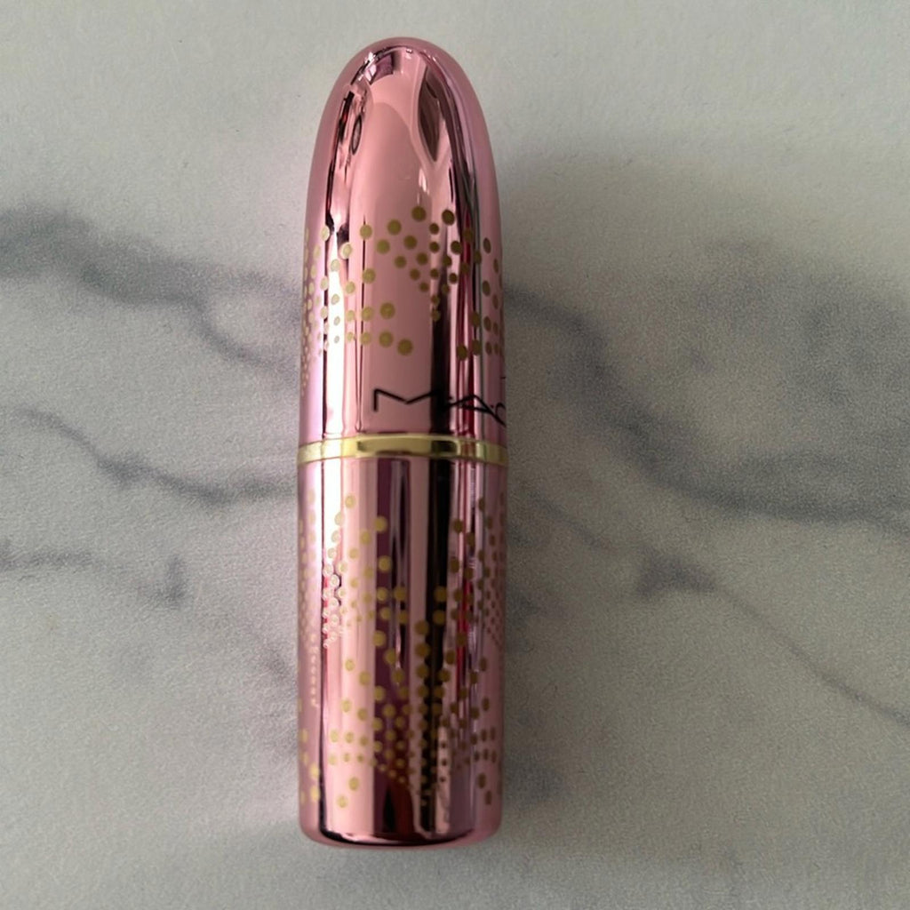MAC Bubbles & Bows Lustreglass Sheer-Shine Lipstick “PUT A BOW ON IT” NEW no Box