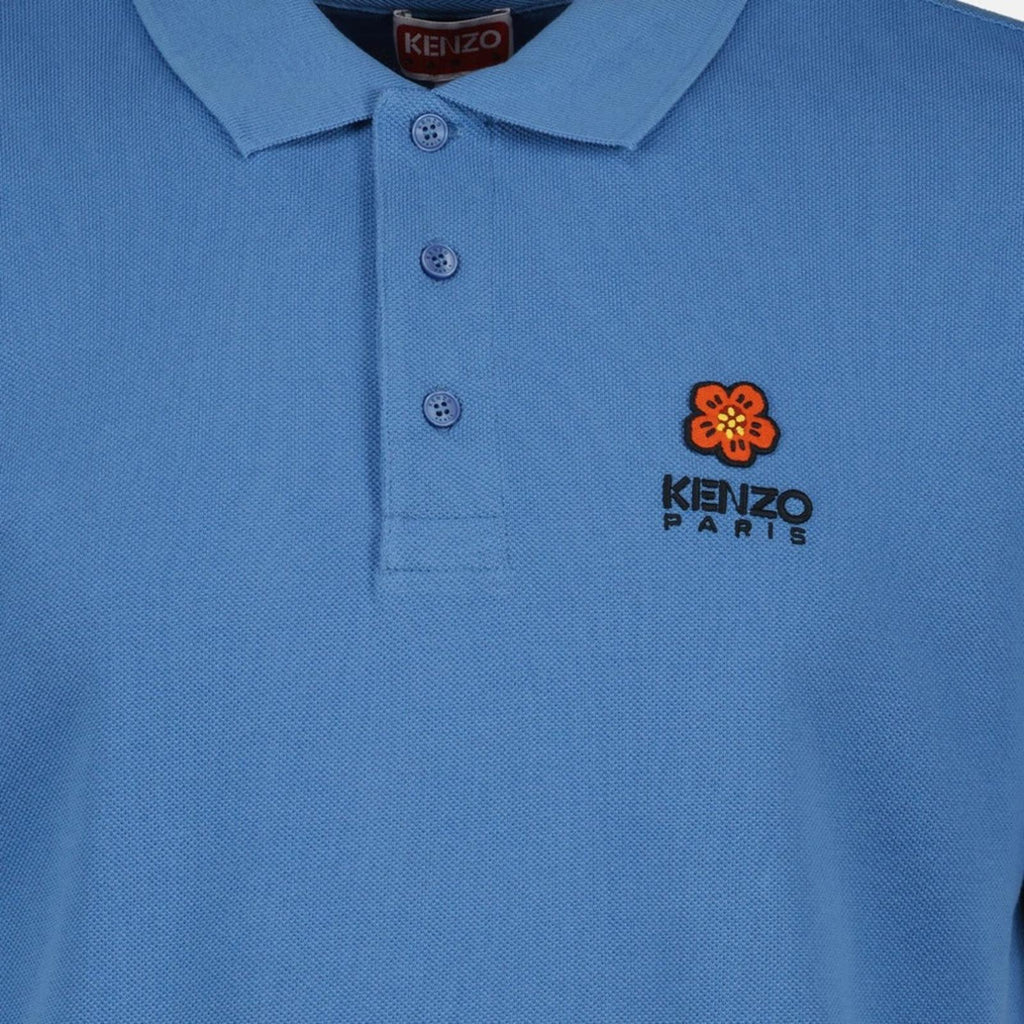 Kenzo Boke Flower Crest Classic Polo Shirt, Size L New w/Tag Retail $195