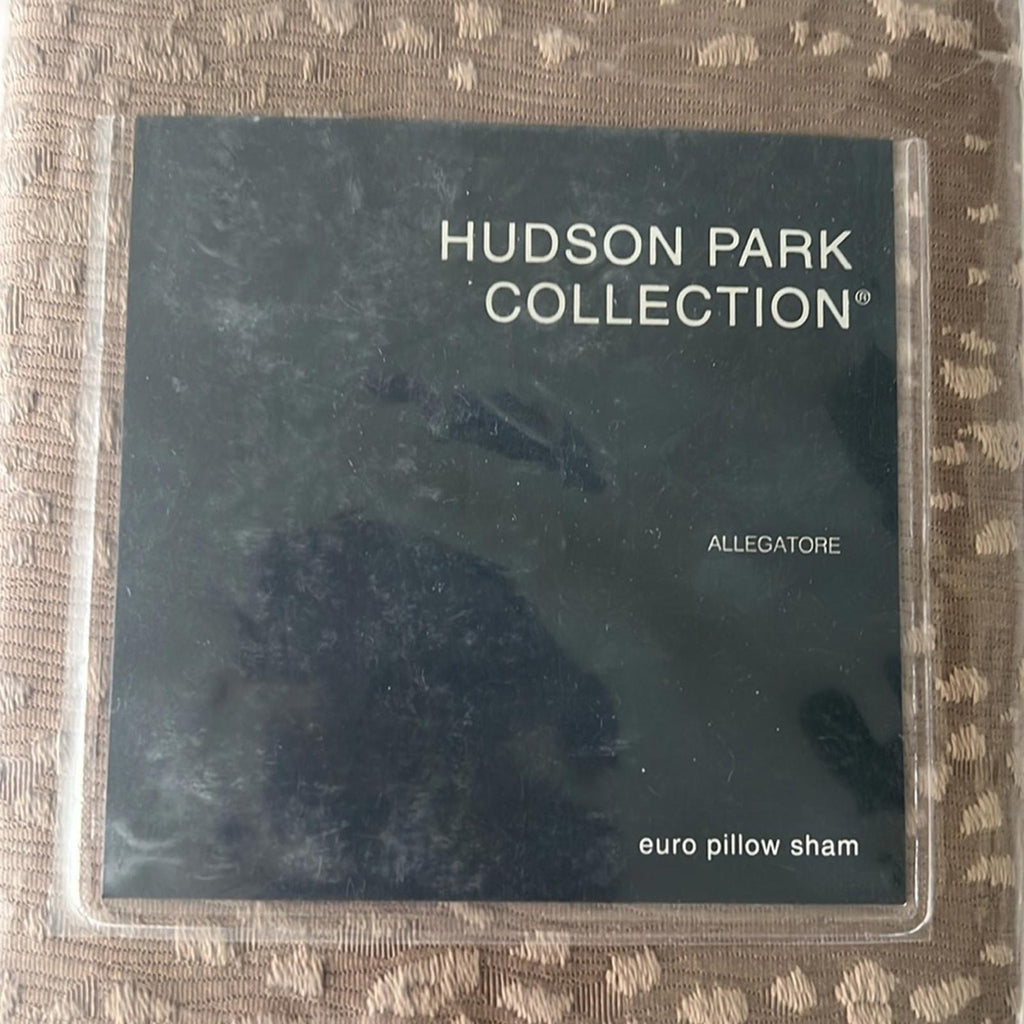 Hudson Park Collection Allegatore Euro Pillow Sham, NWT Retail $160