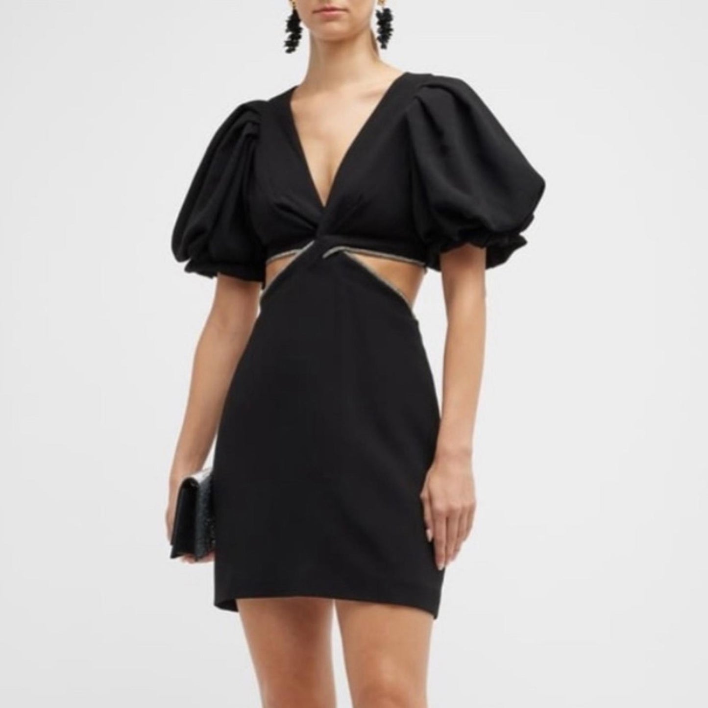A.L.C. Revolve* Hazel Mini Cut-Out Dress in Black, Size 0 EXCELLENT! Retail $595