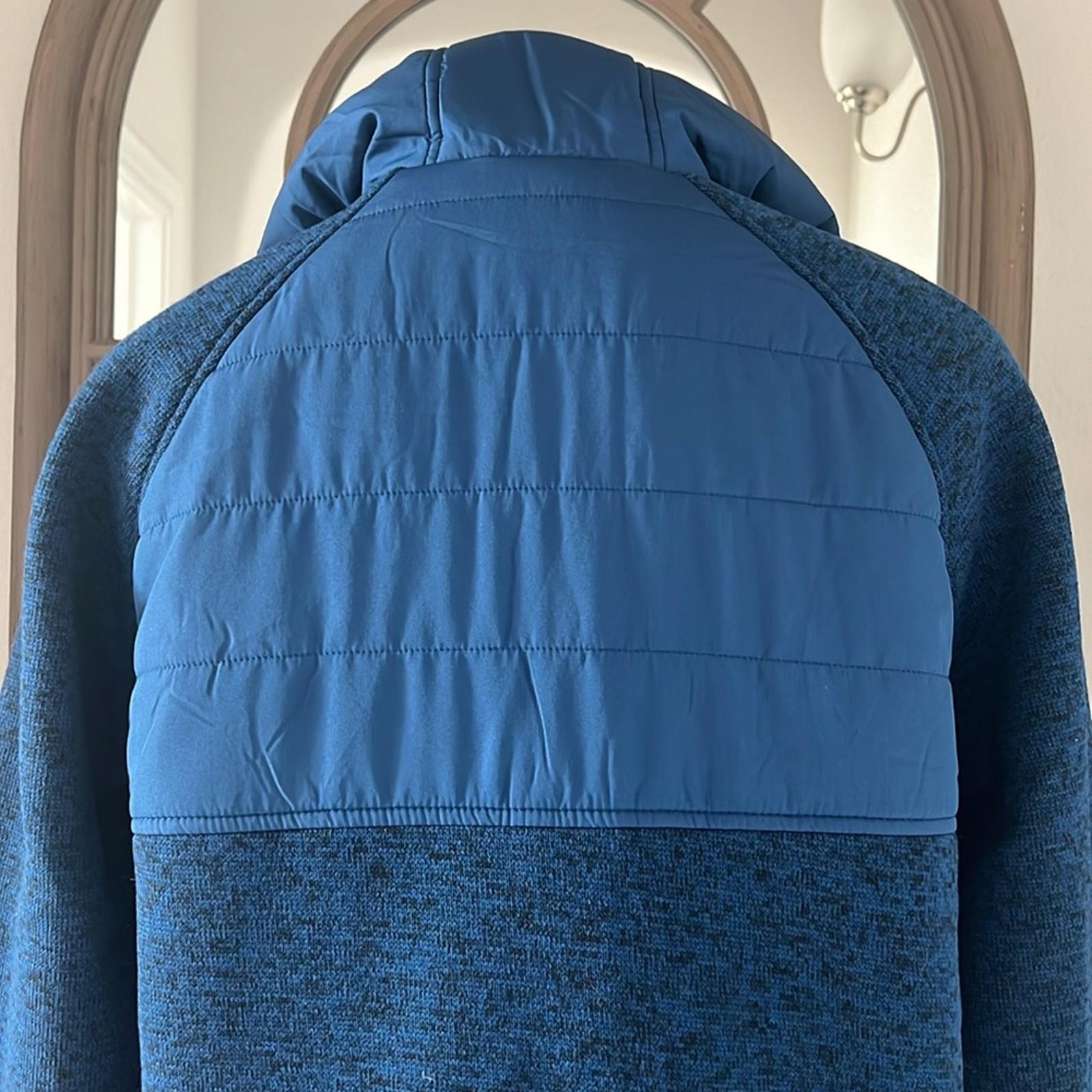 NEW Zella Hybrid Puffer Jacket in Blue, Men’s Size S New w/o Tag, Retail $129