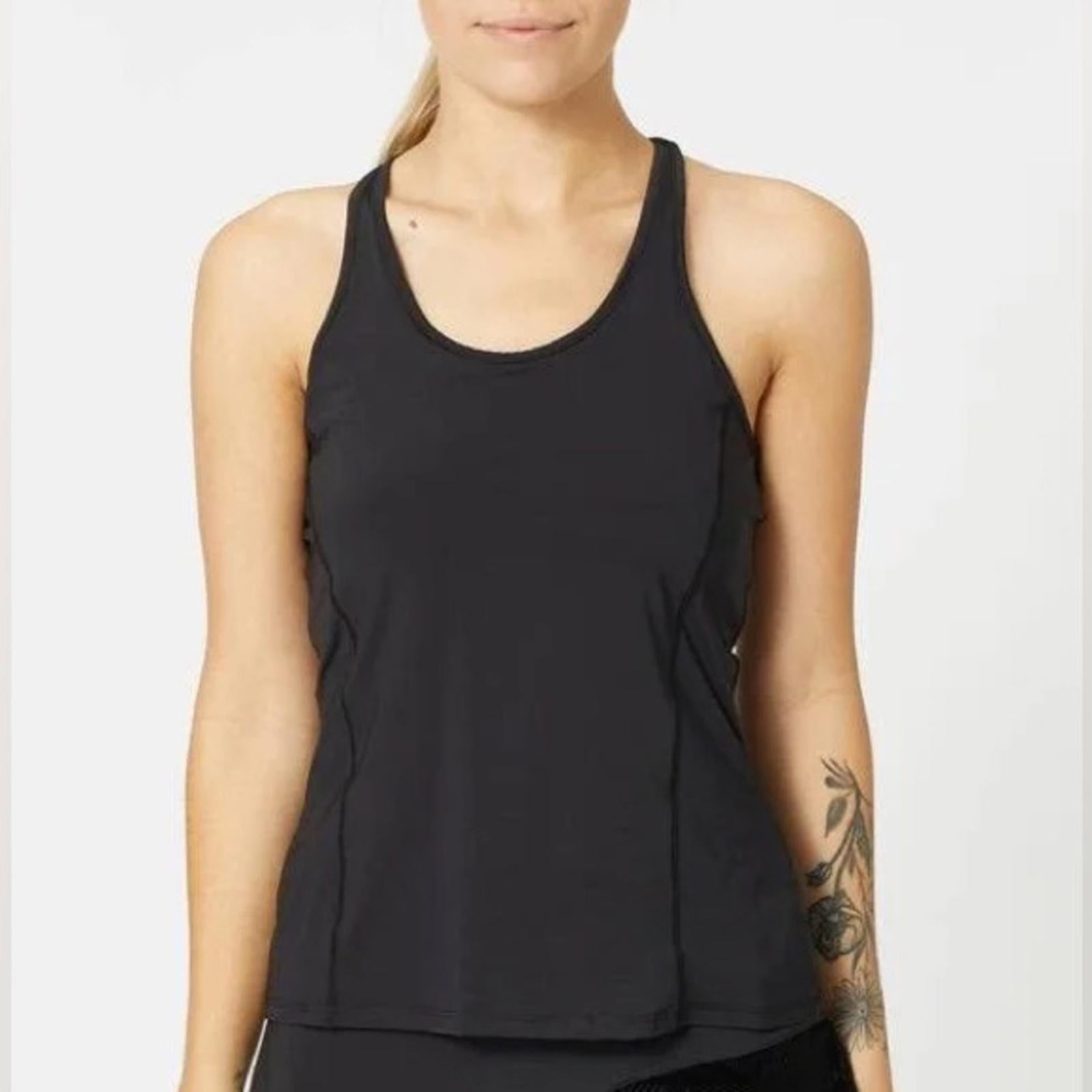NWT Fila Essentials Racerback Tank in Black, Size M New w/Tag Retail $48