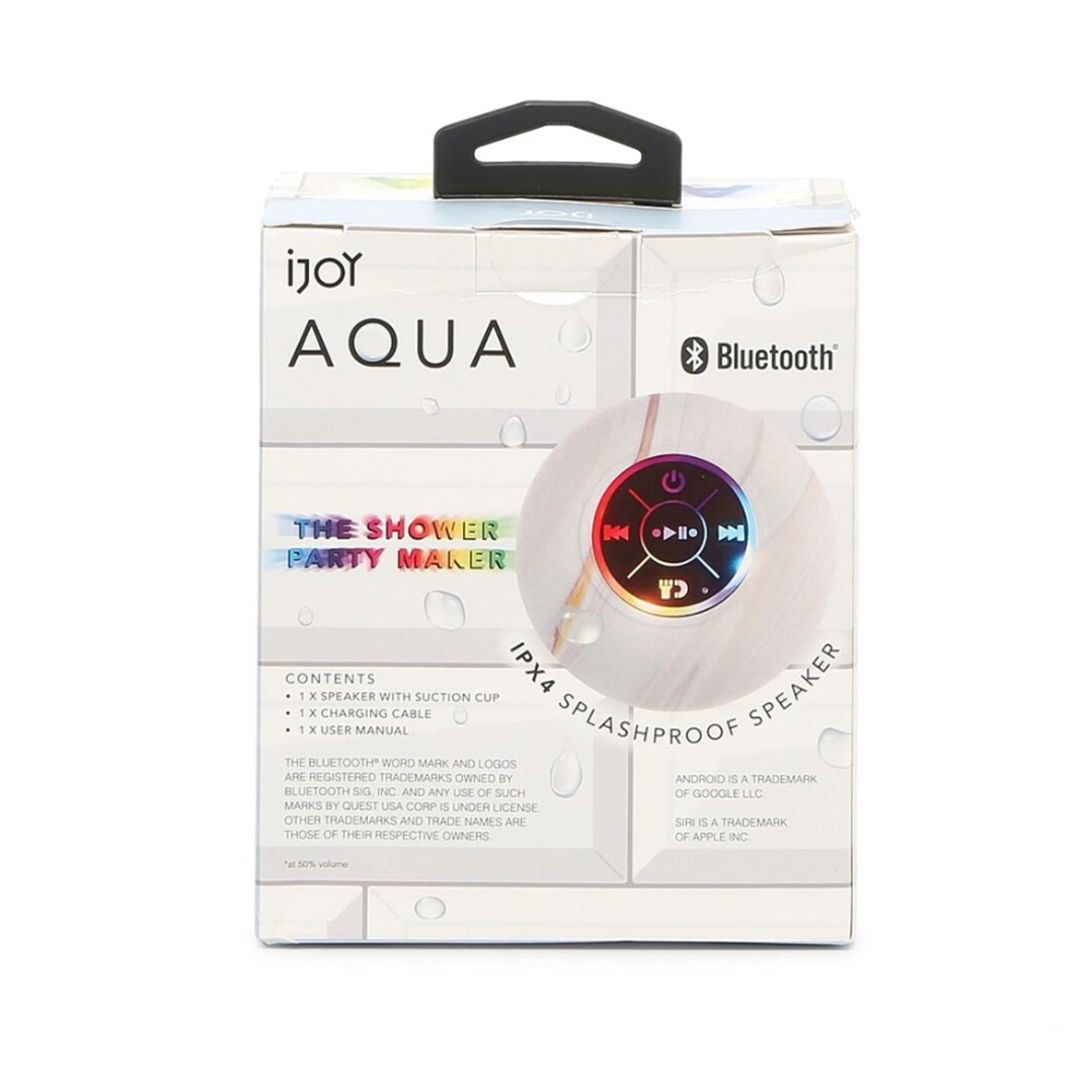iJoy LED Suction Shower Speaker, New in Box