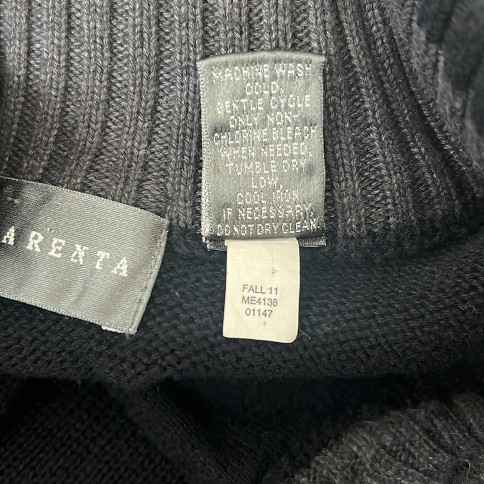 Oscar De La Renta Button Front Cardigan with Pockets, Black, Men’s Size XXL