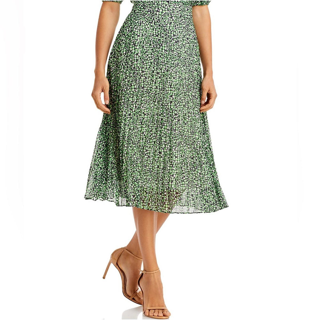BOSS Vaplina Pleated Skirt in Midnight Fantasy, Size 2 New w/Tag, Retail $278