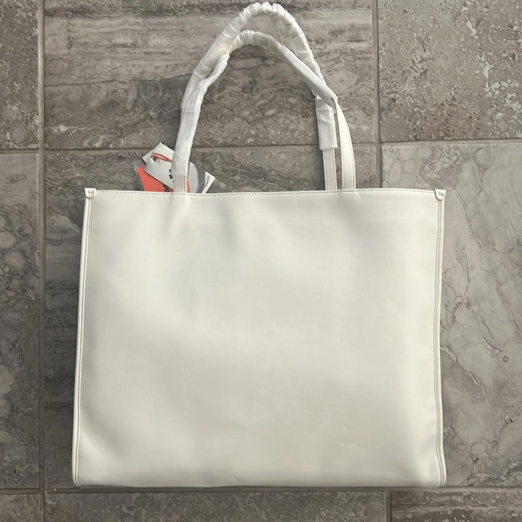 Simon Miller Logo Studio Tote in White, New with Tag