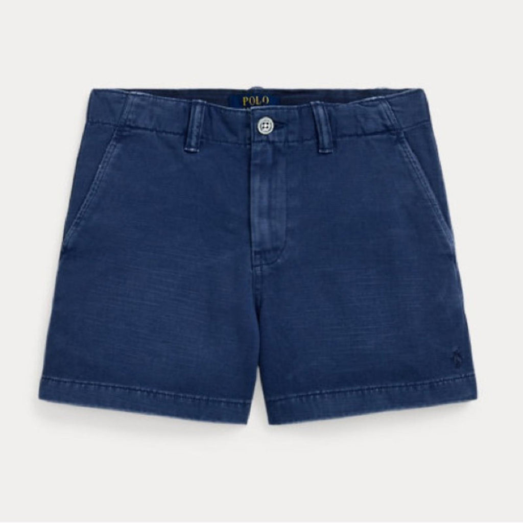 Polo Ralph Lauren Girls' Cotton Chino Shorts in Light Navy, Size 3, NWT