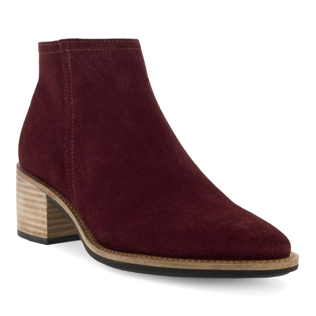 Ecco Shape 35 Sartorelle Water Repellent Ankle Booties Suede Size 37 US6-6.5 NEW