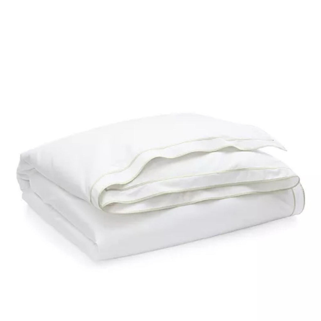 Lauren Ralph Lauren Spencer Sateen Border White Sage King Duvet Cover, NWT $420