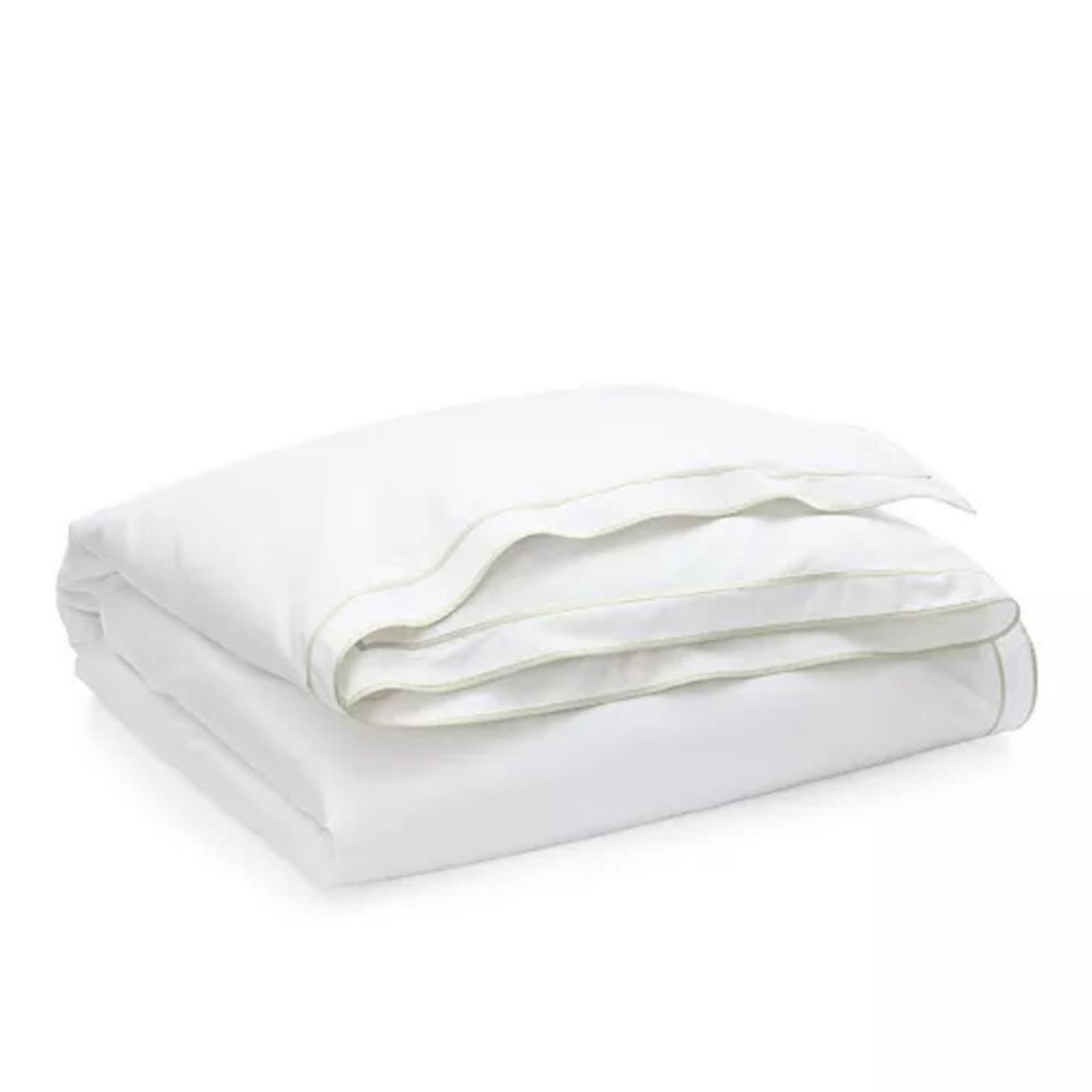 Lauren Ralph Lauren Spencer Sateen Border White Sage King Duvet Cover, NWT $420