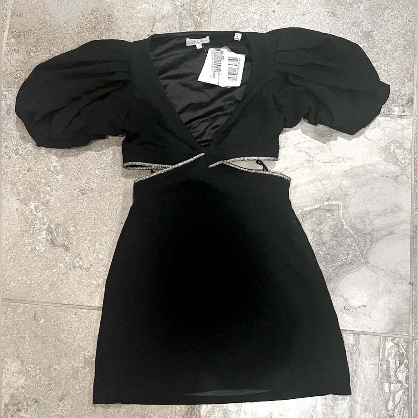 A.L.C. Revolve* Hazel Mini Cut-Out Dress in Black, Size 0 EXCELLENT! Retail $595