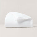 Ralph Lauren RL Linen Contrast Full/Queen Duvet Cover in White Pebble, NWT $500