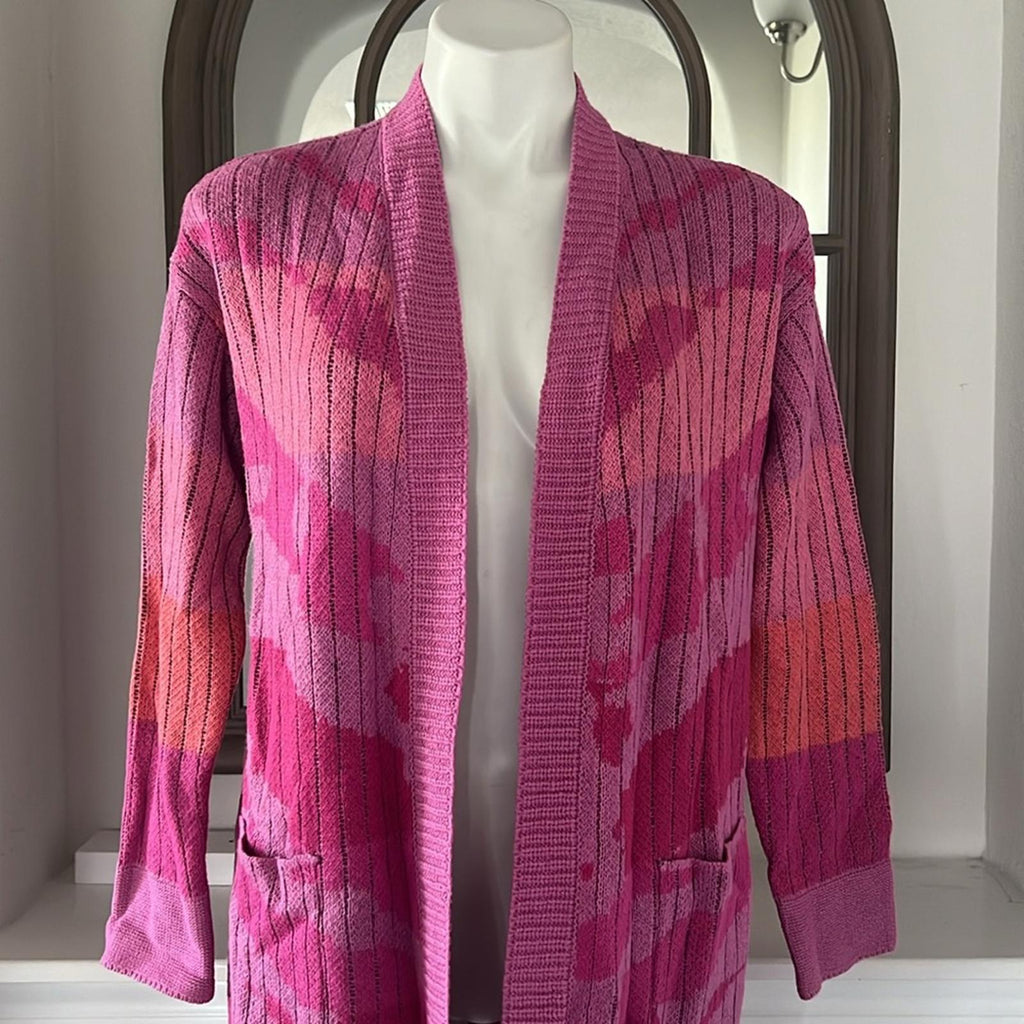 NIC+ZOE Sun Chaser Cardigan in Pink Multi, Size S, New w/Tag $168