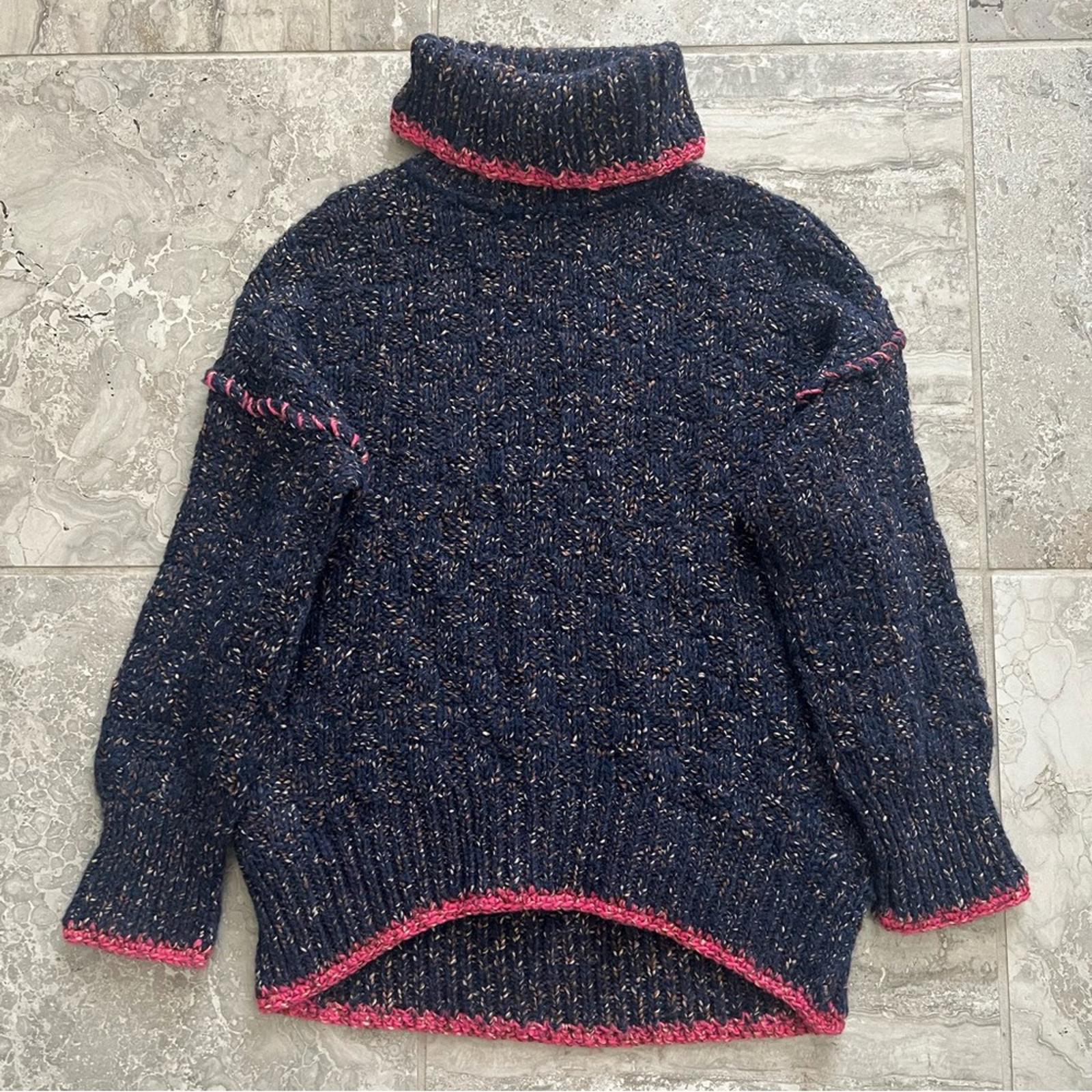 Free People Echo Wool-Blend Pullover, Oversized Size XS