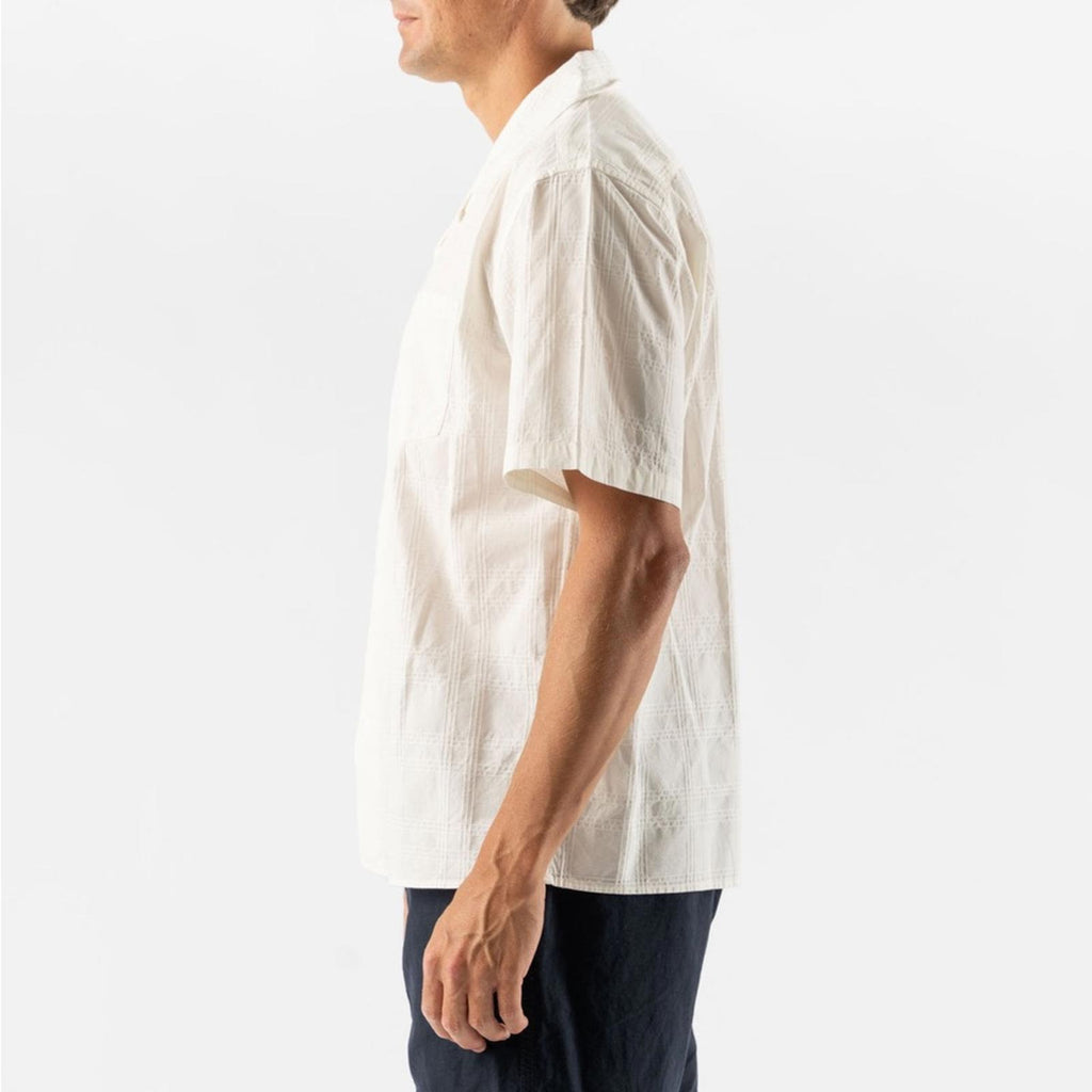 Norse Projects Carsten Stripe Relaxed Shirt in Marble White Size XL NWT $250