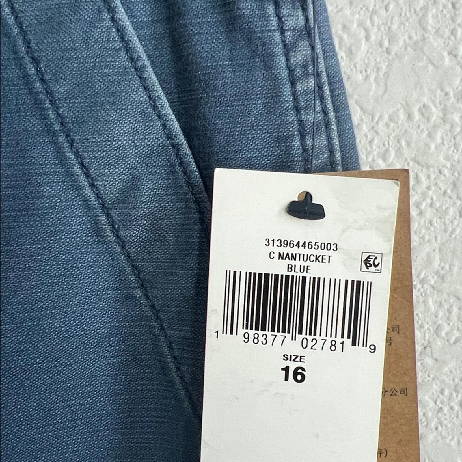 Polo Ralph Lauren Reverse-Sateen Ricky Pants in Blue, Size 16, NEW w/Tag