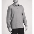 Haggar Polo Long Sleeve Shirt in Grey Heather, Big & Tall Size 4X New w/Tag