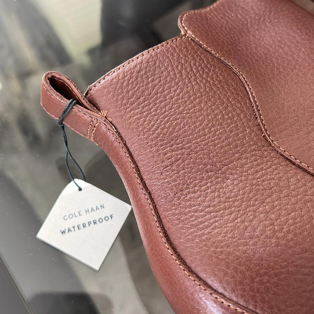 Cole Haan Waterproof River Chelsea Bootie, Brown Size 6 New w/Tag