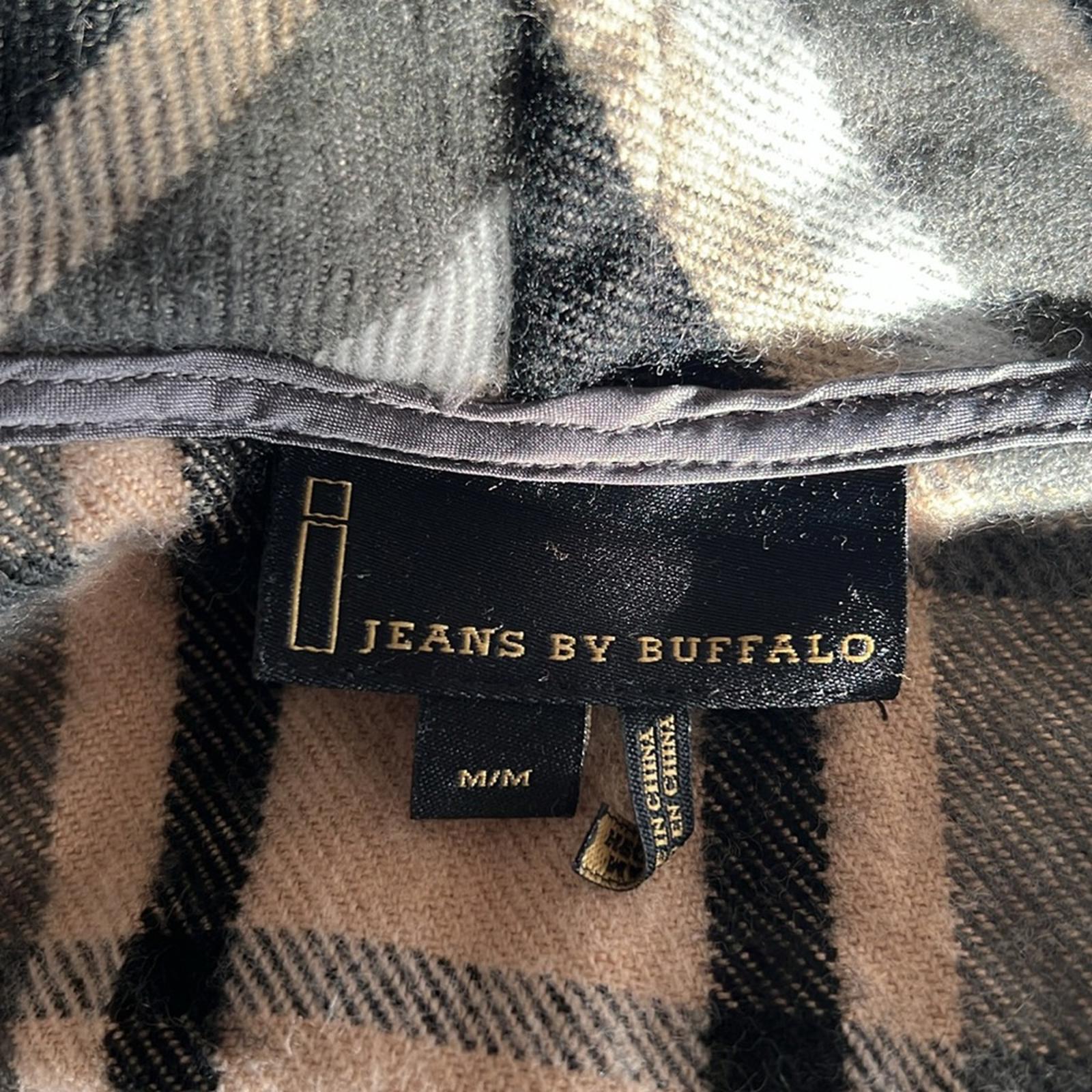 Buffalo’s I jeans Plaid Fringe Cardigan, Size M