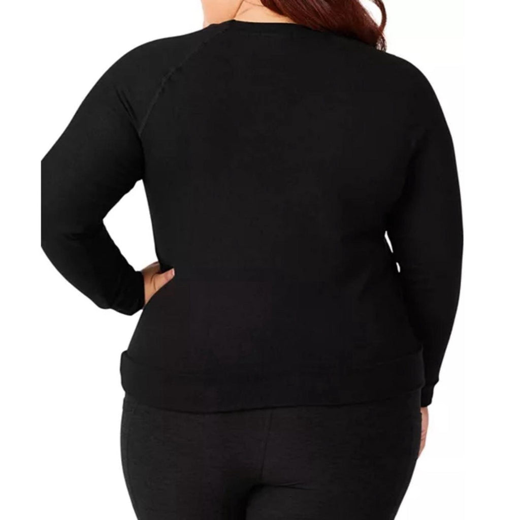 Beyond Yoga Plus Raglan Sleeve Bopo Pullover in Black, NWT, Size 1X