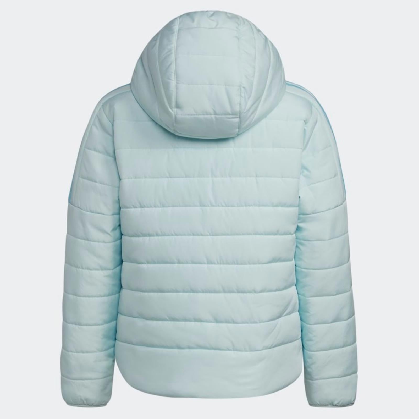 Adidas Cozy 3-Stripes Puffer Jacket in Blue, Size XXS, NWT