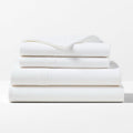 Ralph Lauren RL Linen Solid King Flat Sheet in Tux White, New w/Tag $325