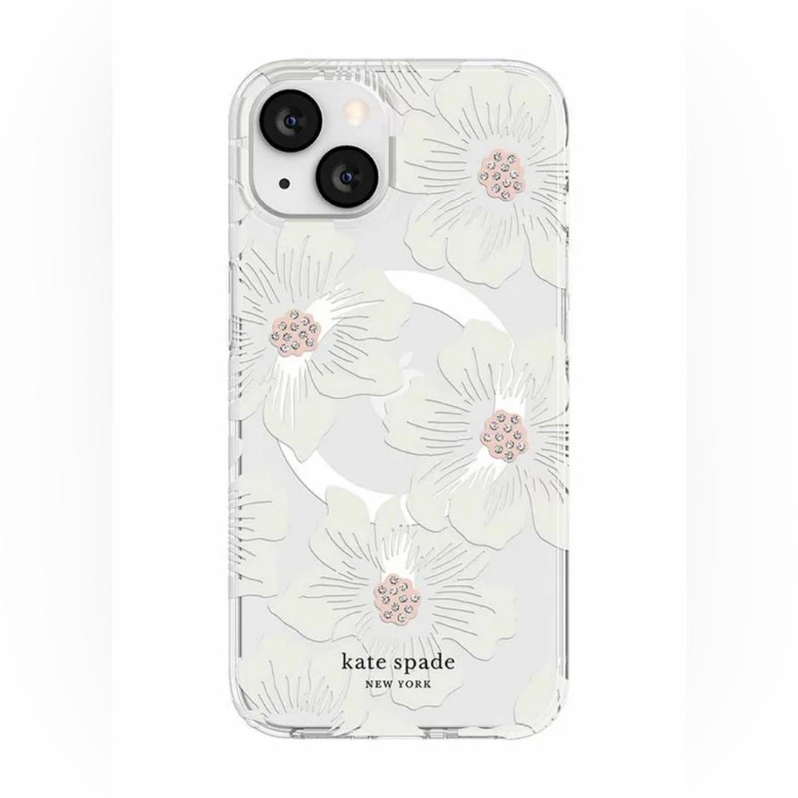 Kate Spade Protective Case for MagSafe Hollyhock Floral for iPhone 6.1” (2021)