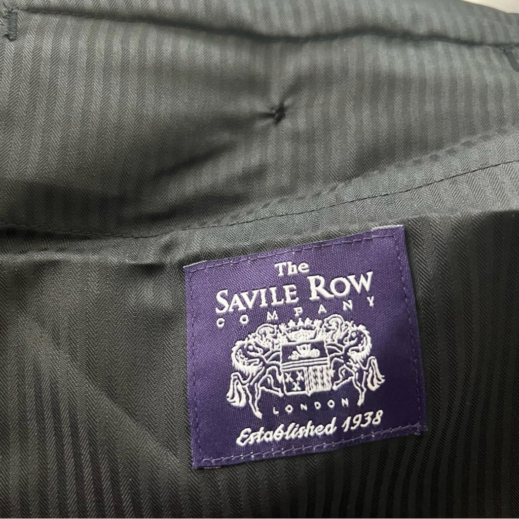 The Savile Row Company London Slim Fit Tuxedo Pants, Black, Size 38W X 44L NEW