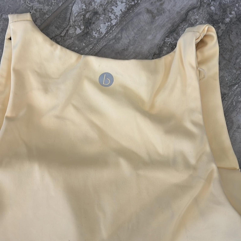 Cotton On Smoothing Cut Out Vestlette Top Yellow, Size S New w/Tag