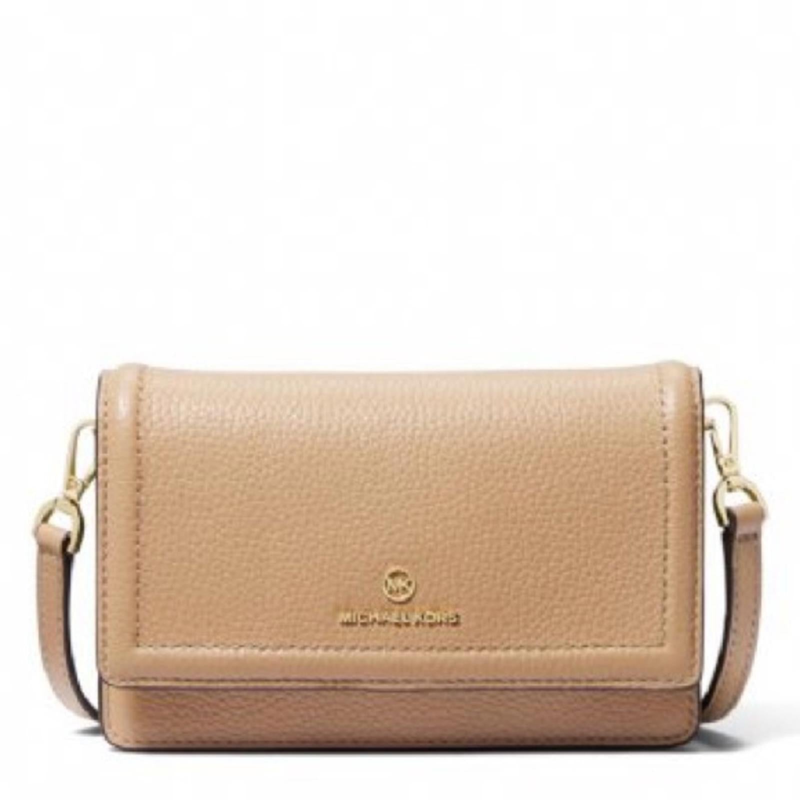 Michael Kors Jet Set Charm Small Phone Crossbody in Camel, New w/Tag