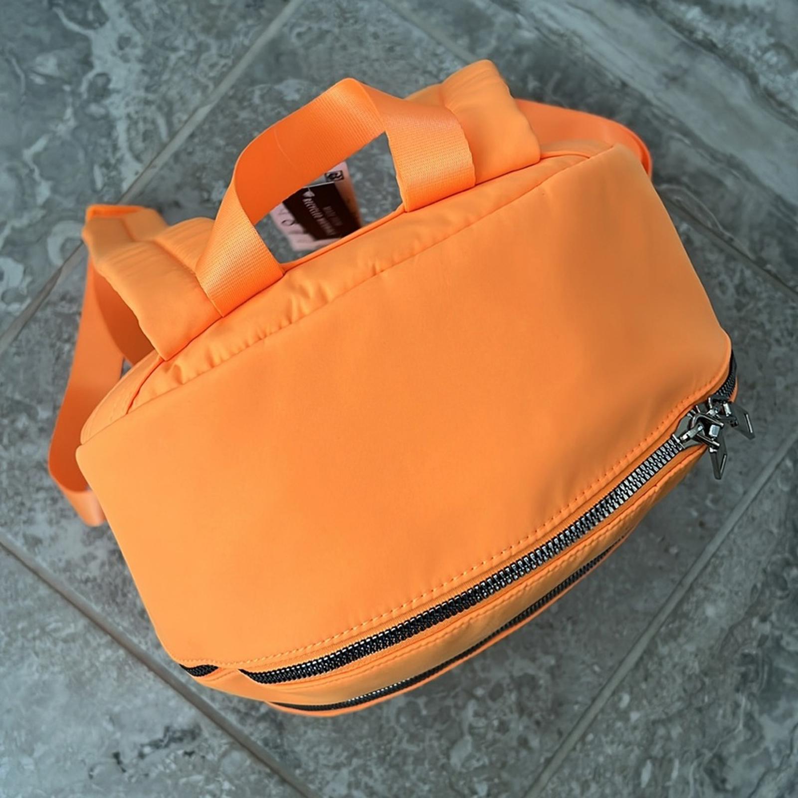 INC Ava Large Backpack in Neon Orange, New w/Tag