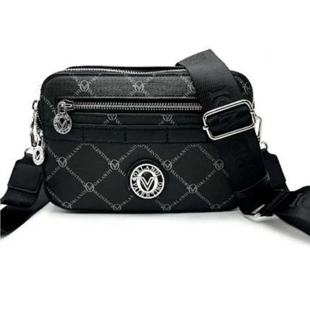NWT Valentino Orlandi Camera Bag, Black, Style #V-3007 New w/Tag