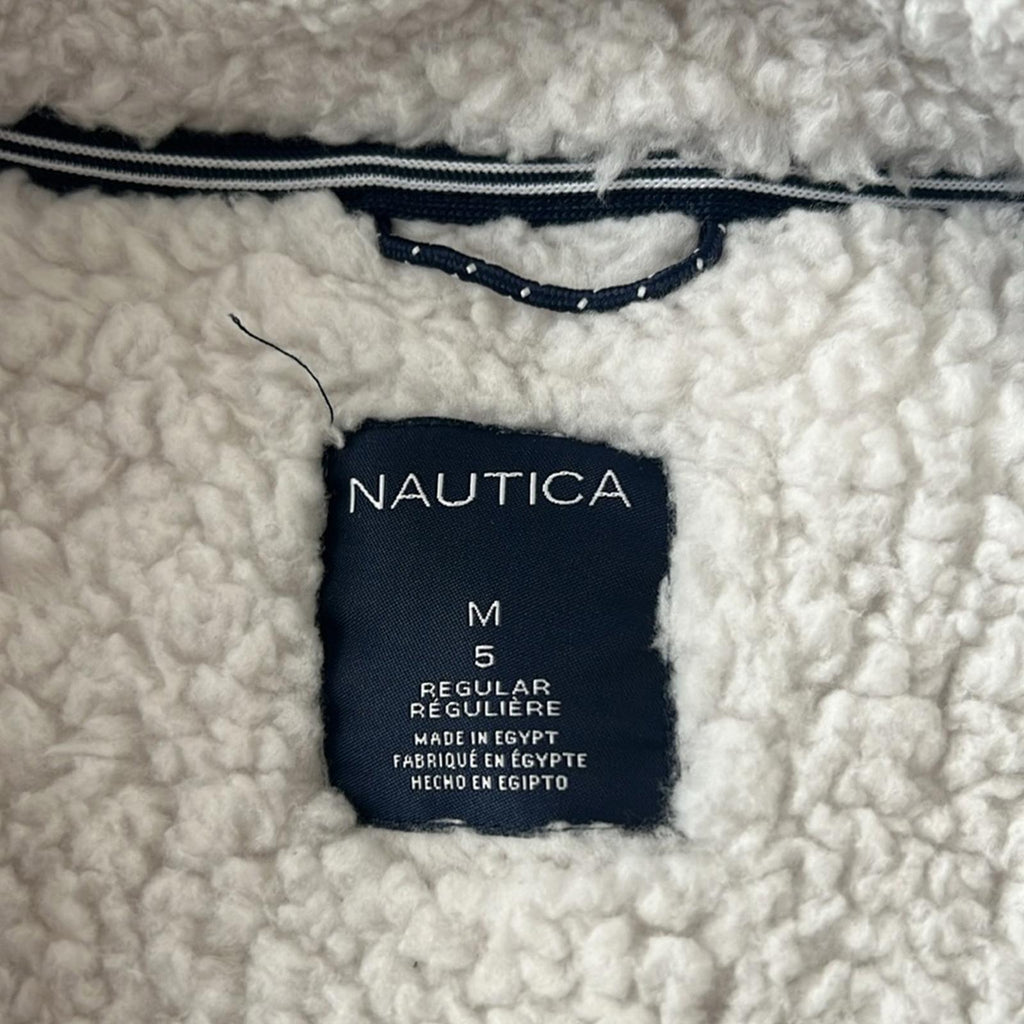 NAUTICA Light Grey Sherpa Jacket, Boy’s Size M(5) Regular New w/Tag