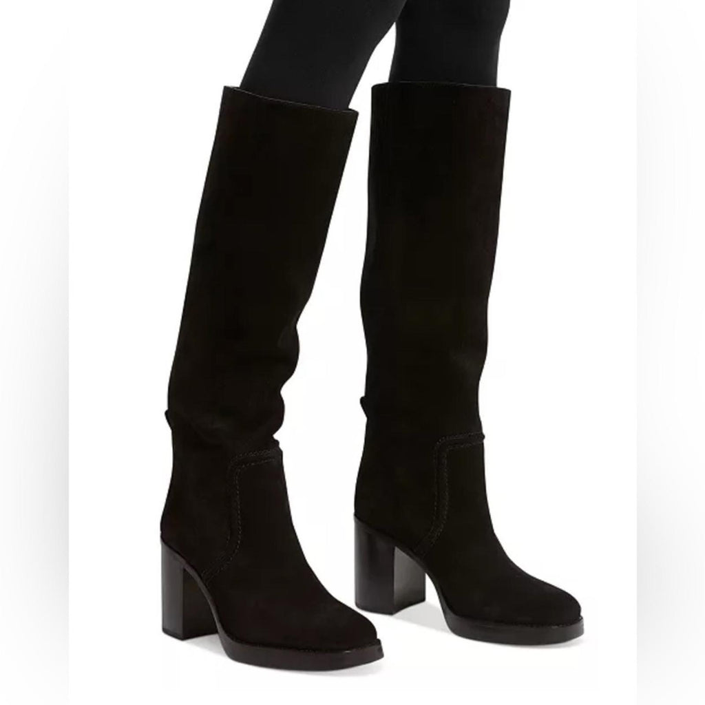 Michael Michael Kors Hayden Block-Heel Boots in Black, NWT, Size 11