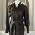 Lauren Ralph Lauren BLACK LABEL Goat Suede Dress in Brown Size 2 New w/Tag $895