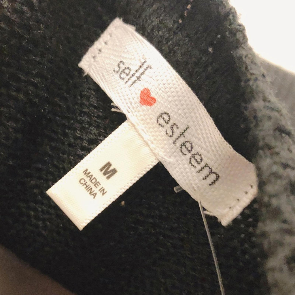 Self Esteem 2-Pc Crewneck Christmas Sweater w/Infinity Scarf, Size M New w/Tag