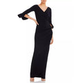 NWT Chiara Boni La Petite Robe Zalfa Column Gown in Black Size 16 MADE IN ITALY
