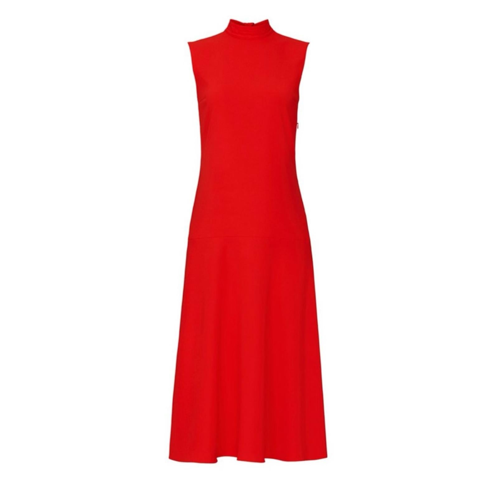 Victoria Beckham Back Tie Midi Shift Dress, Size UK12, US8 EXCELLENT!