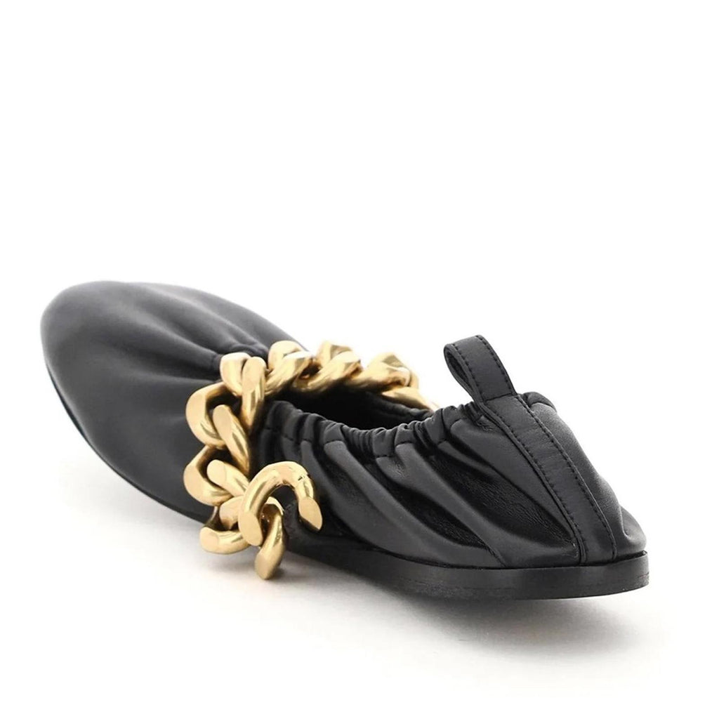 Stella Mccartney Falabella Faux Leather SlipOn Ballet Flats Size 36.5 NEW $750