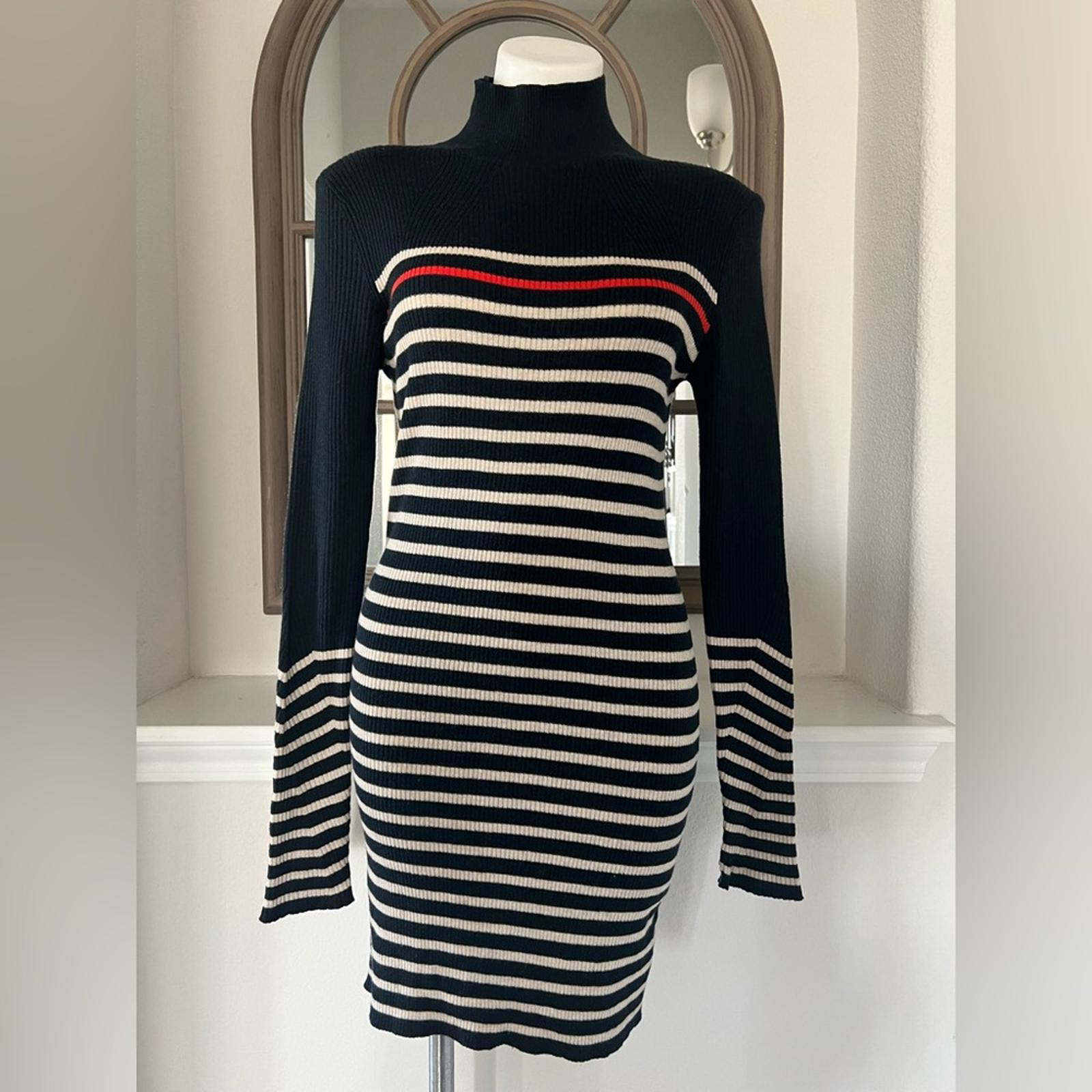 NEW Rag & Bone Kate Stripe Cashmere Blend Dress Size XL New w/o Tag Retail $375