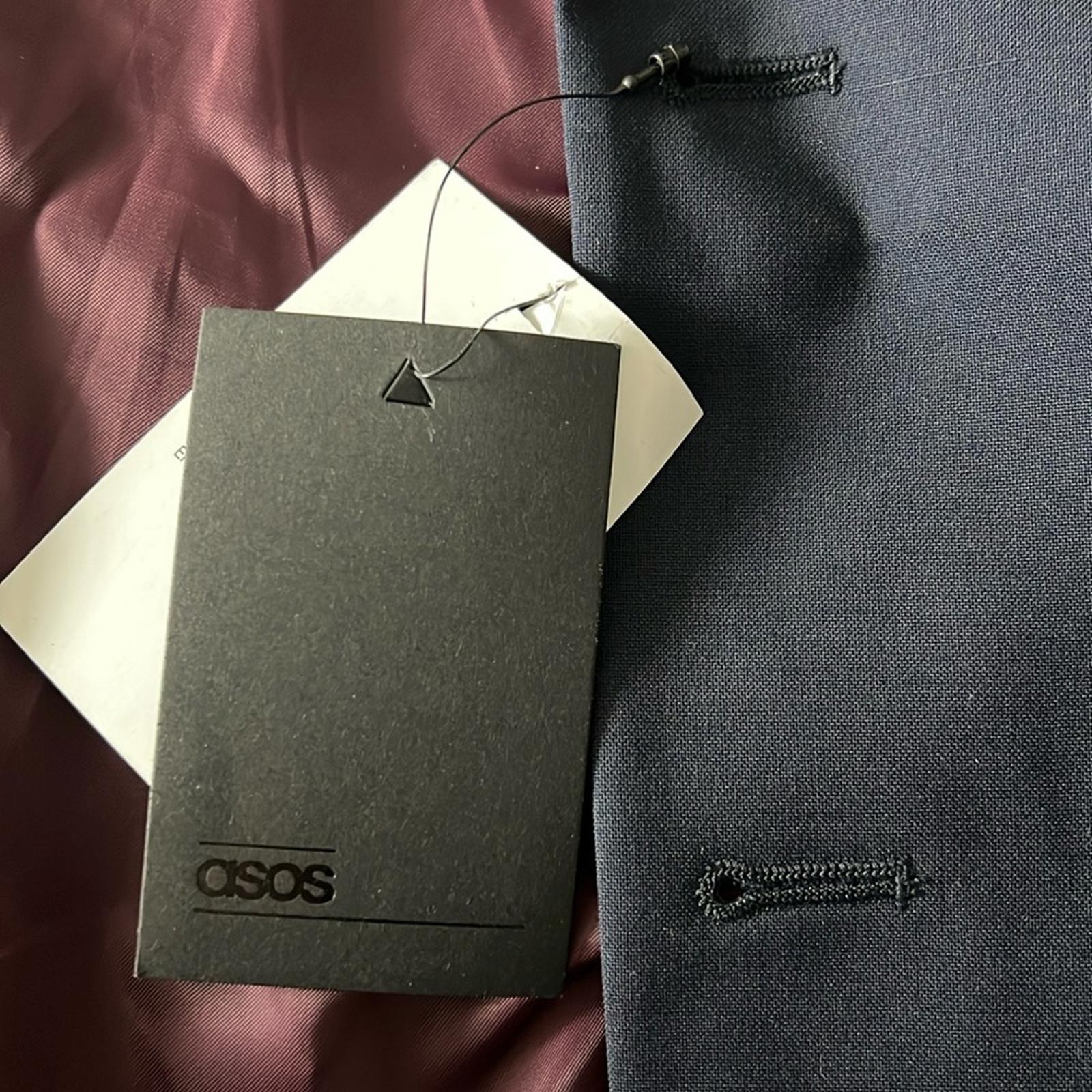 Asos Design Two-Button Suit Jacket in Navy, NWT, Size 38R