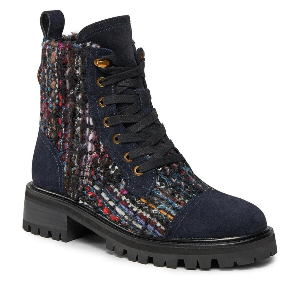 Kurt Geiger London Kensington Lace-Up Combat Boots, Size 35.5 New in Box