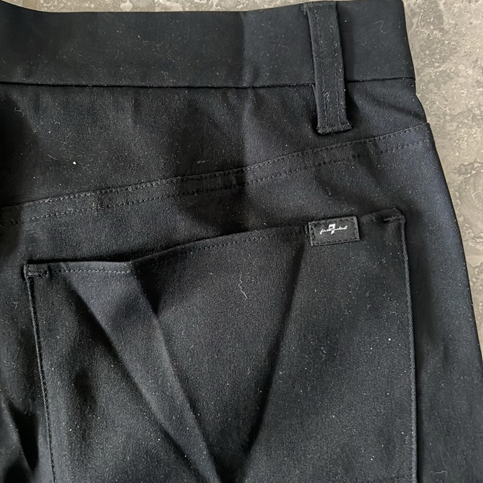 7 For All Mankind Ace Water Resistant Slim Fit Tech Pants in Black, Size 31 NWT