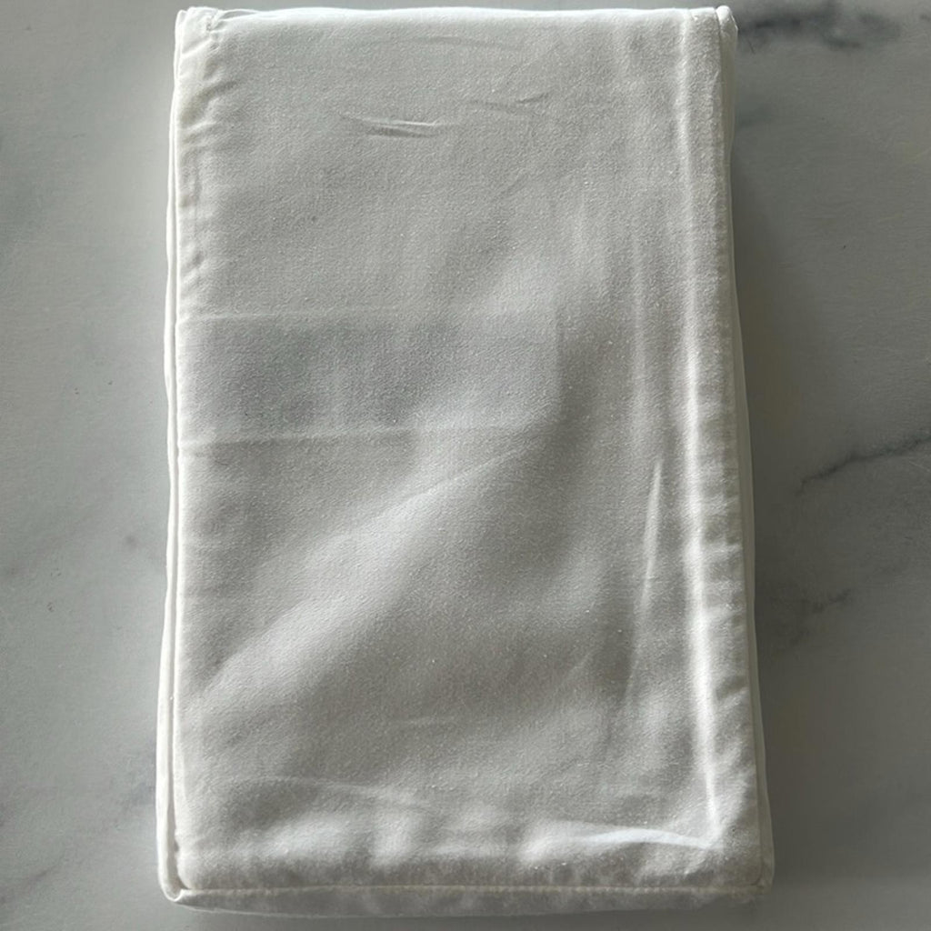 Ralph Lauren Malin Scallop Organic Cotton King Sham in Studio White, NWT $225