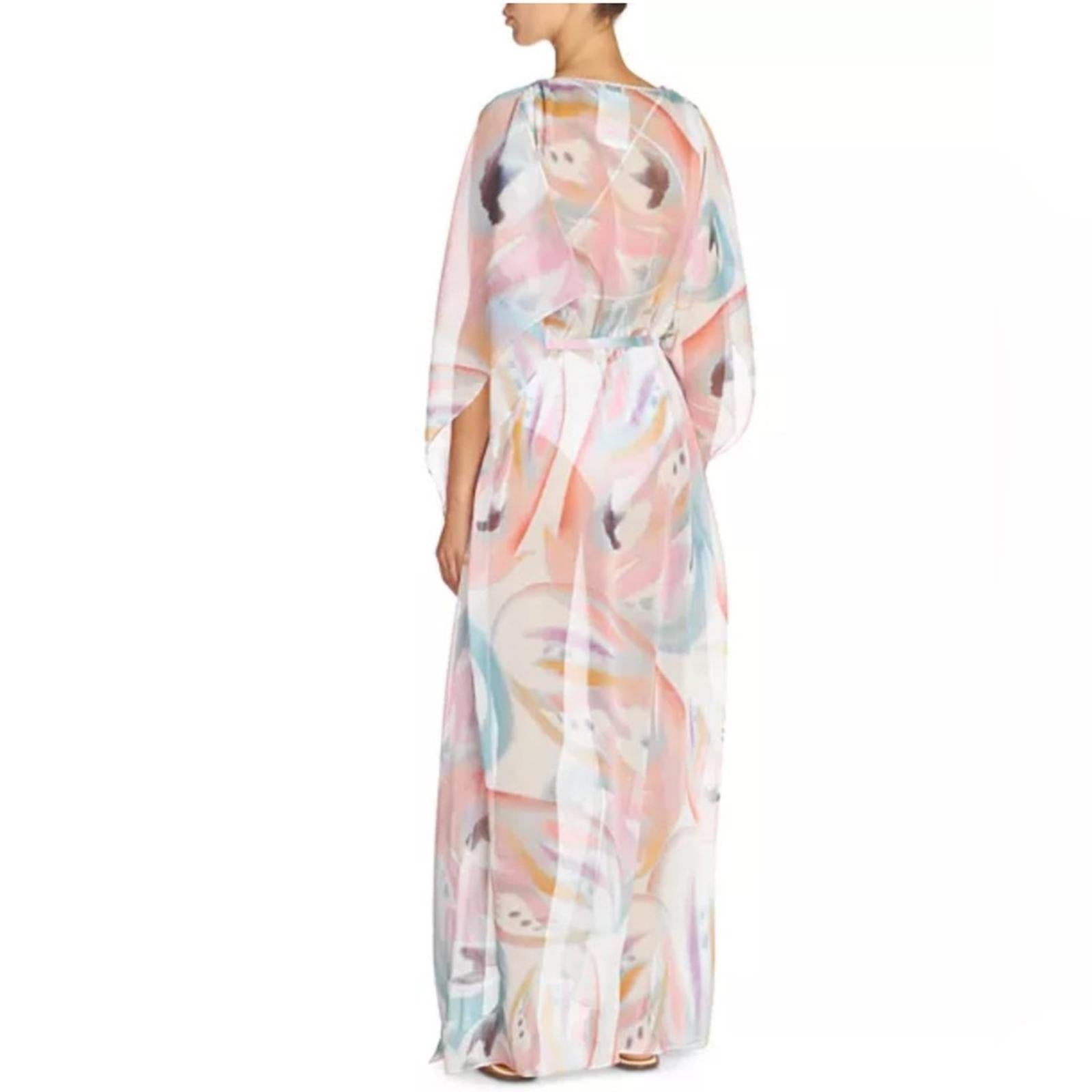 Etro Abito Mare Kaftan-Style Dress in Pastel (Made in Italy) Size 38, NWT $1,550